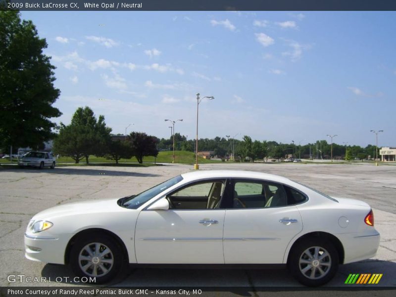 White Opal / Neutral 2009 Buick LaCrosse CX