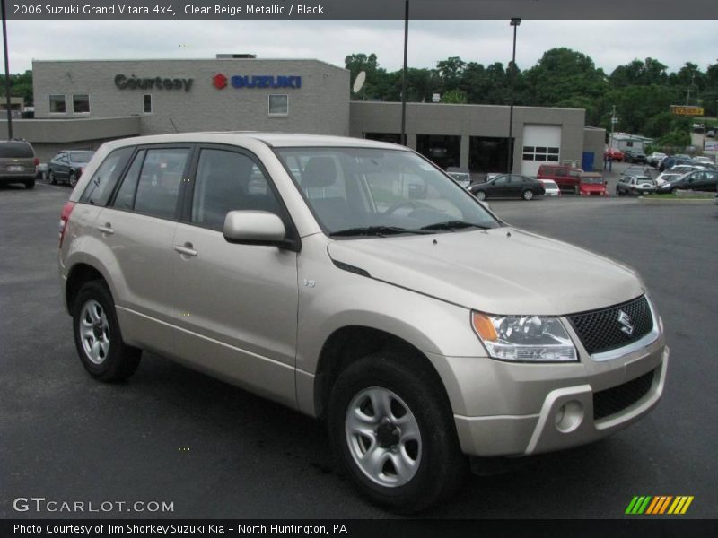 Clear Beige Metallic / Black 2006 Suzuki Grand Vitara 4x4