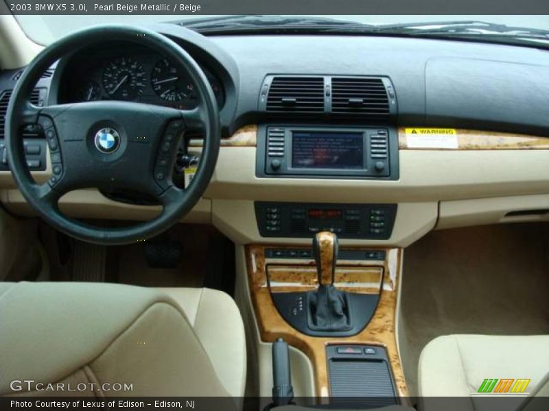 Pearl Beige Metallic / Beige 2003 BMW X5 3.0i