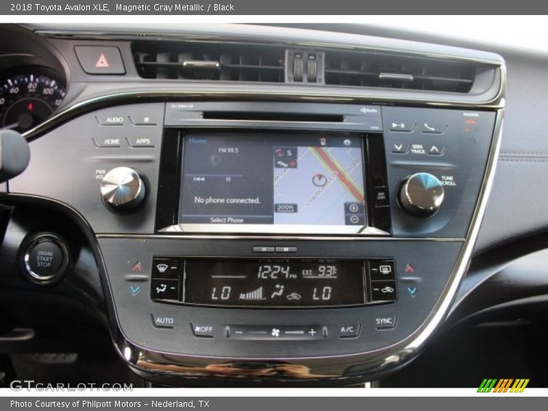 Magnetic Gray Metallic / Black 2018 Toyota Avalon XLE
