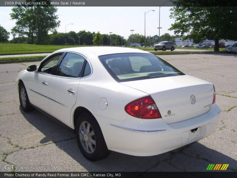 White Opal / Neutral 2009 Buick LaCrosse CX