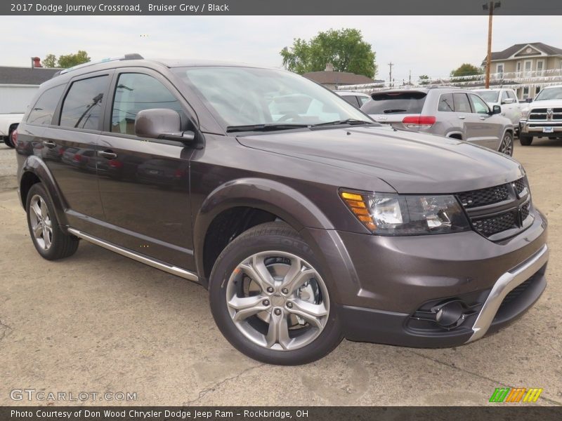 Bruiser Grey / Black 2017 Dodge Journey Crossroad