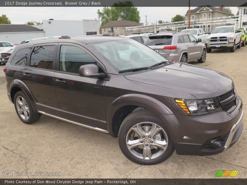 Bruiser Grey / Black 2017 Dodge Journey Crossroad