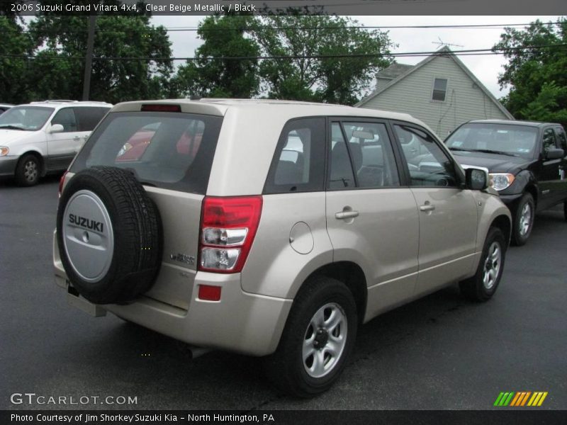 Clear Beige Metallic / Black 2006 Suzuki Grand Vitara 4x4