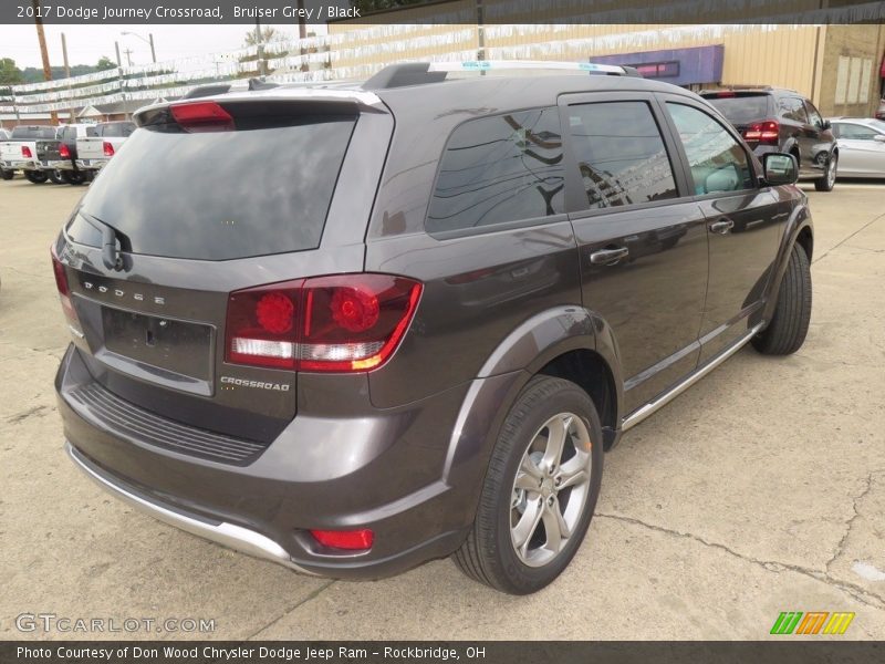 Bruiser Grey / Black 2017 Dodge Journey Crossroad