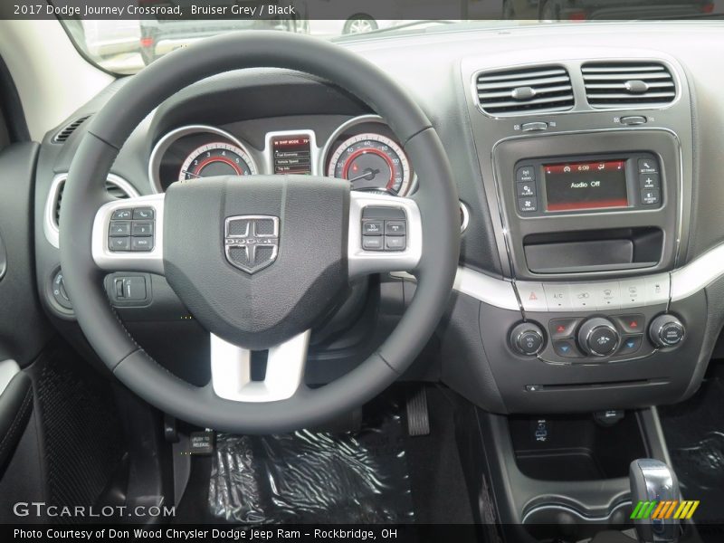 Bruiser Grey / Black 2017 Dodge Journey Crossroad