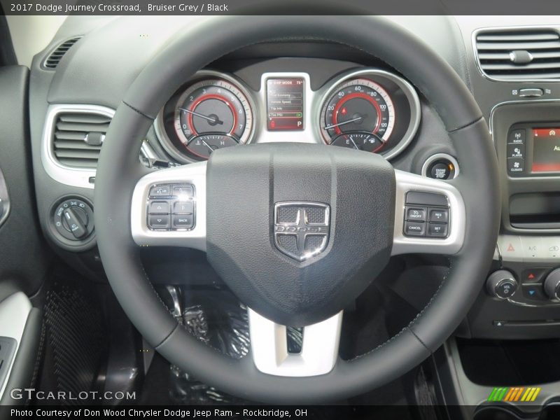 Bruiser Grey / Black 2017 Dodge Journey Crossroad