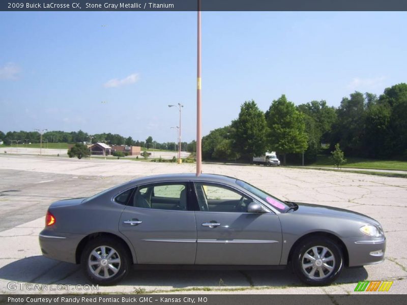 Stone Gray Metallic / Titanium 2009 Buick LaCrosse CX