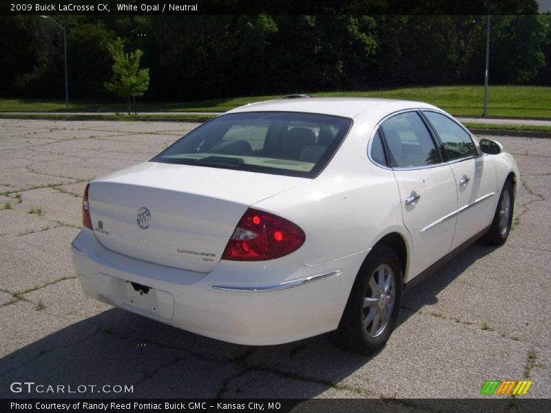 White Opal / Neutral 2009 Buick LaCrosse CX