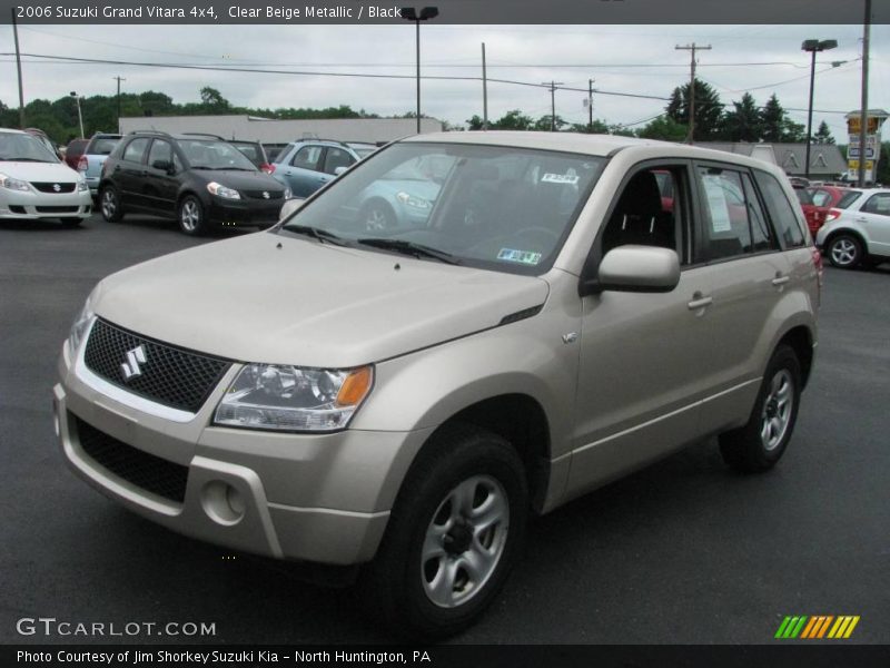 Clear Beige Metallic / Black 2006 Suzuki Grand Vitara 4x4