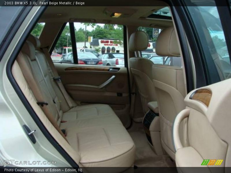 Pearl Beige Metallic / Beige 2003 BMW X5 3.0i