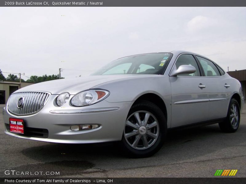 Quicksilver Metallic / Neutral 2009 Buick LaCrosse CX