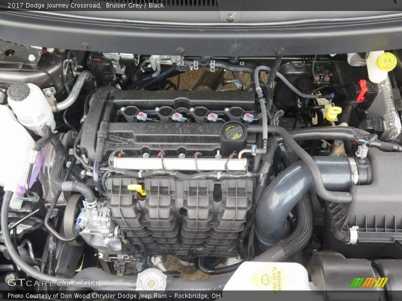 Bruiser Grey / Black 2017 Dodge Journey Crossroad