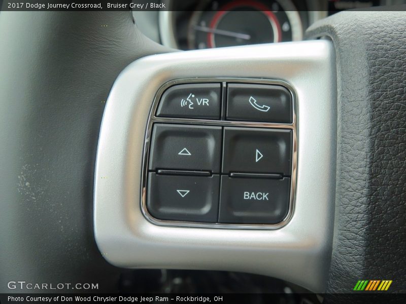 Bruiser Grey / Black 2017 Dodge Journey Crossroad