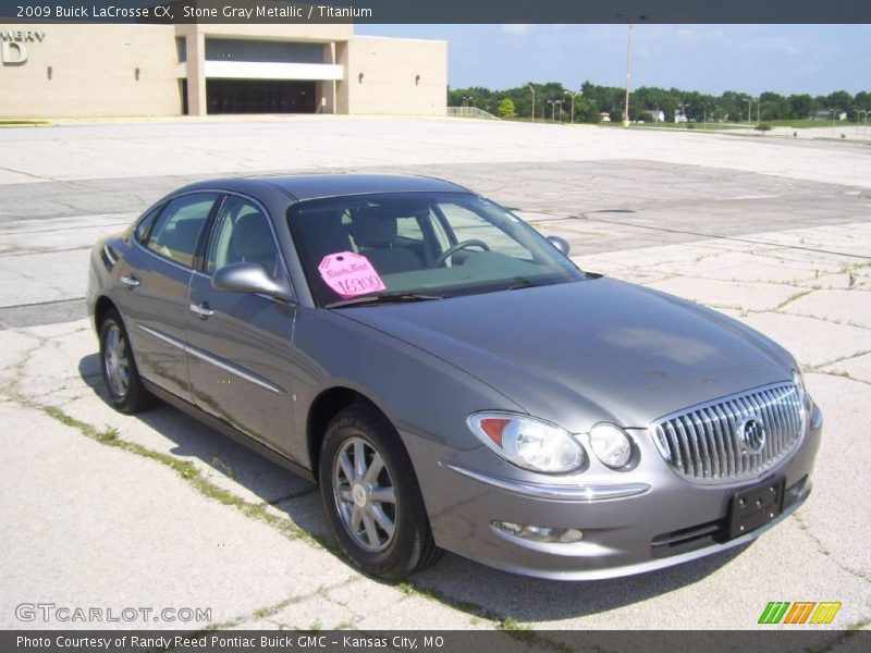 Stone Gray Metallic / Titanium 2009 Buick LaCrosse CX