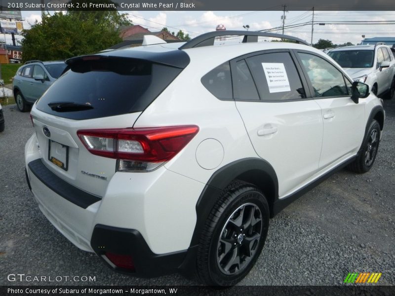 Crystal White Pearl / Black 2018 Subaru Crosstrek 2.0i Premium