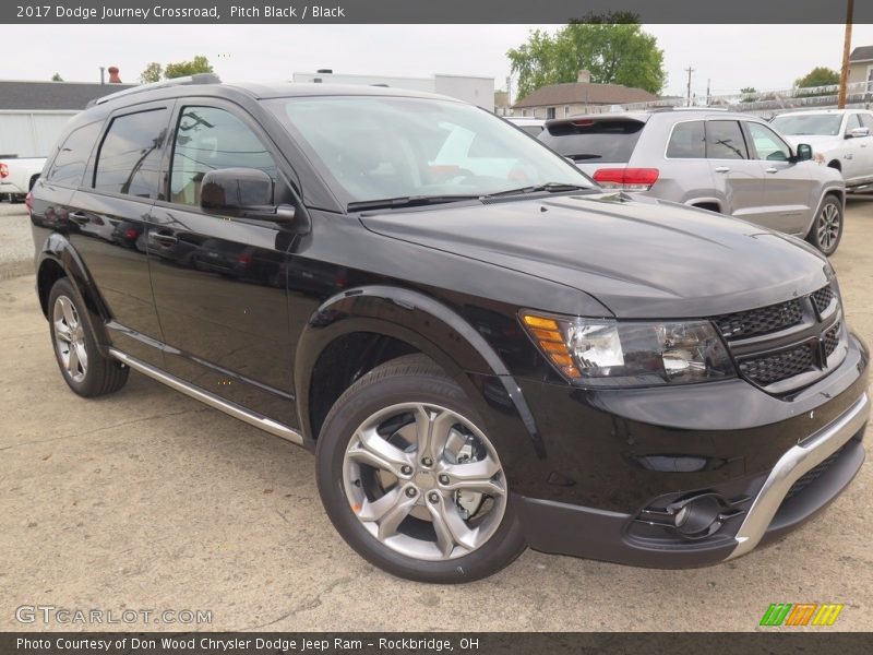Pitch Black / Black 2017 Dodge Journey Crossroad
