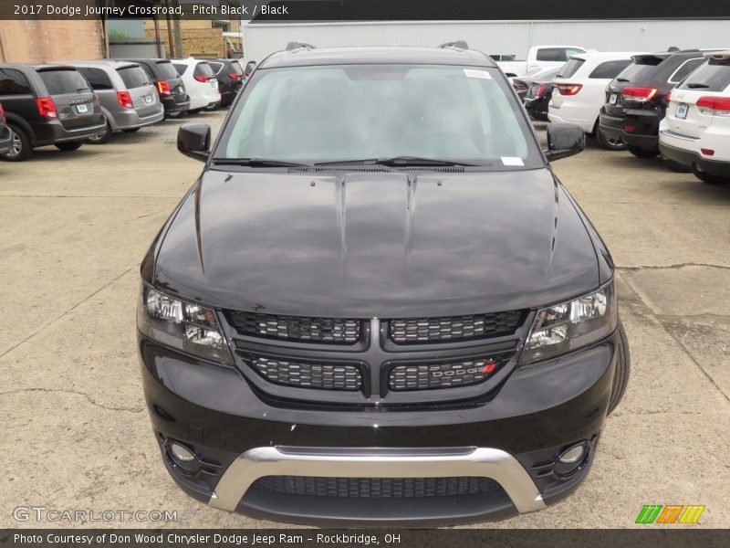 Pitch Black / Black 2017 Dodge Journey Crossroad
