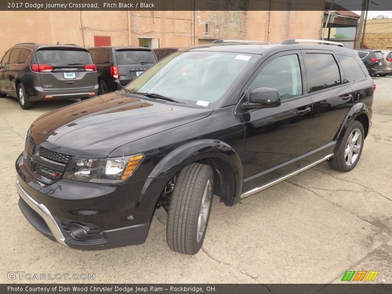 Pitch Black / Black 2017 Dodge Journey Crossroad