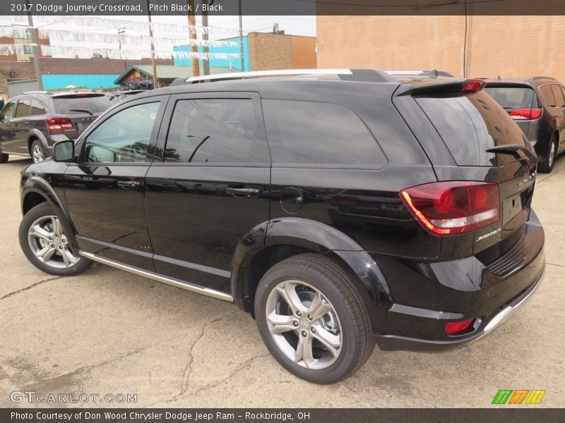 Pitch Black / Black 2017 Dodge Journey Crossroad