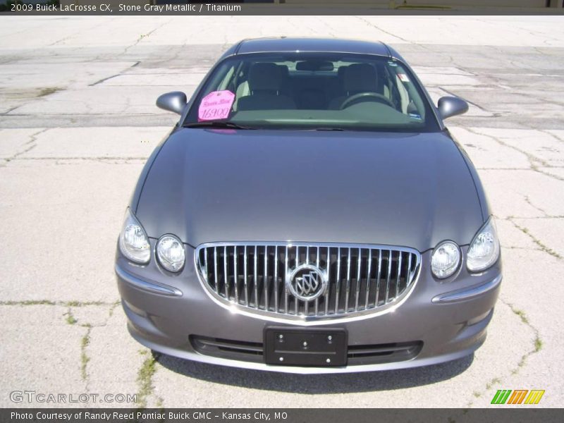 Stone Gray Metallic / Titanium 2009 Buick LaCrosse CX