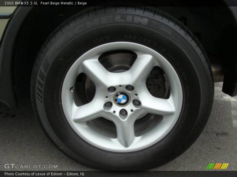 Pearl Beige Metallic / Beige 2003 BMW X5 3.0i