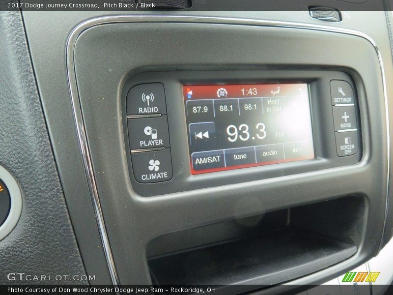 Pitch Black / Black 2017 Dodge Journey Crossroad