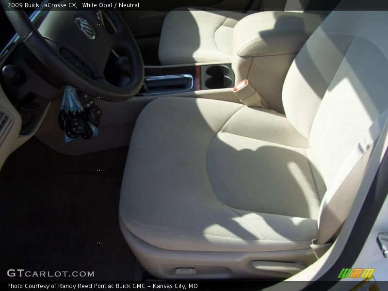 White Opal / Neutral 2009 Buick LaCrosse CX