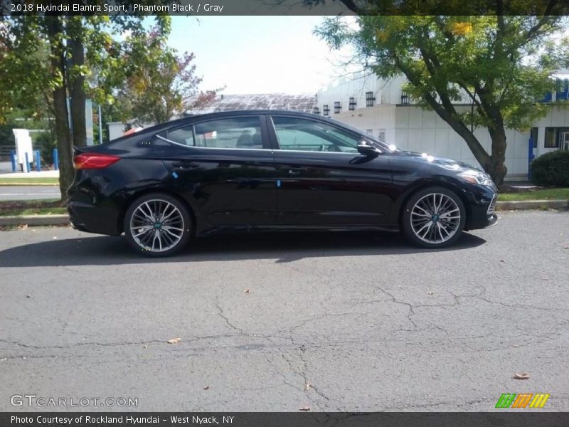 Phantom Black / Gray 2018 Hyundai Elantra Sport