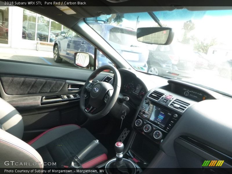 Pure Red / Carbon Black 2018 Subaru WRX STI