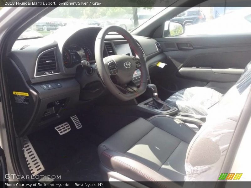 Symphony Silver / Gray 2018 Hyundai Elantra Sport