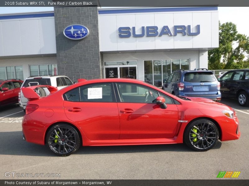  2018 WRX STI Pure Red