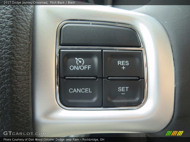 Pitch Black / Black 2017 Dodge Journey Crossroad