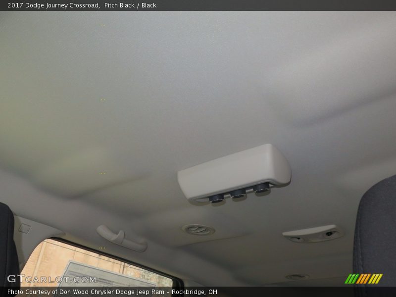 Pitch Black / Black 2017 Dodge Journey Crossroad