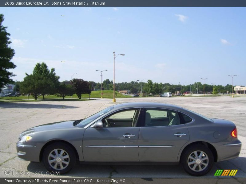 Stone Gray Metallic / Titanium 2009 Buick LaCrosse CX