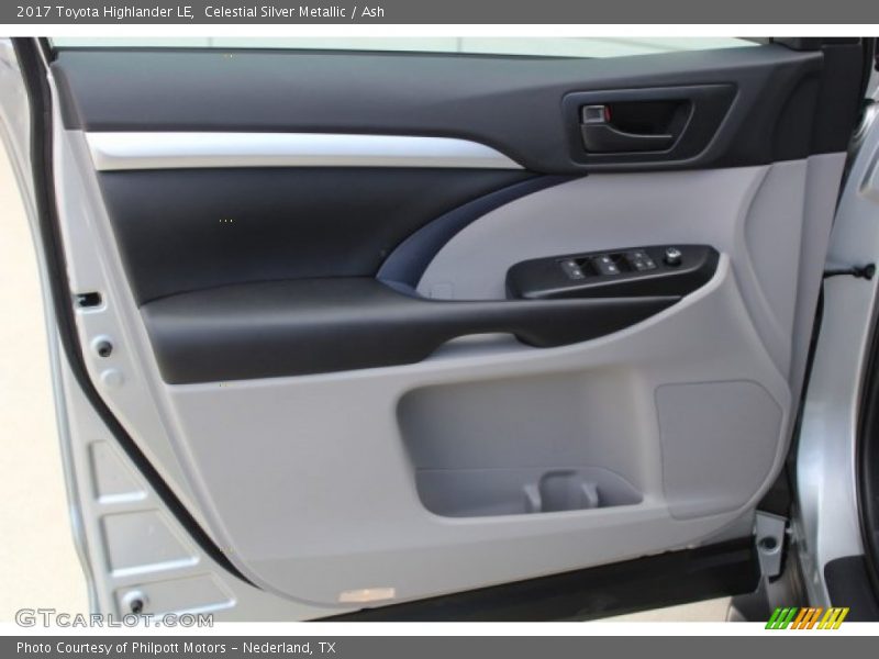 Celestial Silver Metallic / Ash 2017 Toyota Highlander LE
