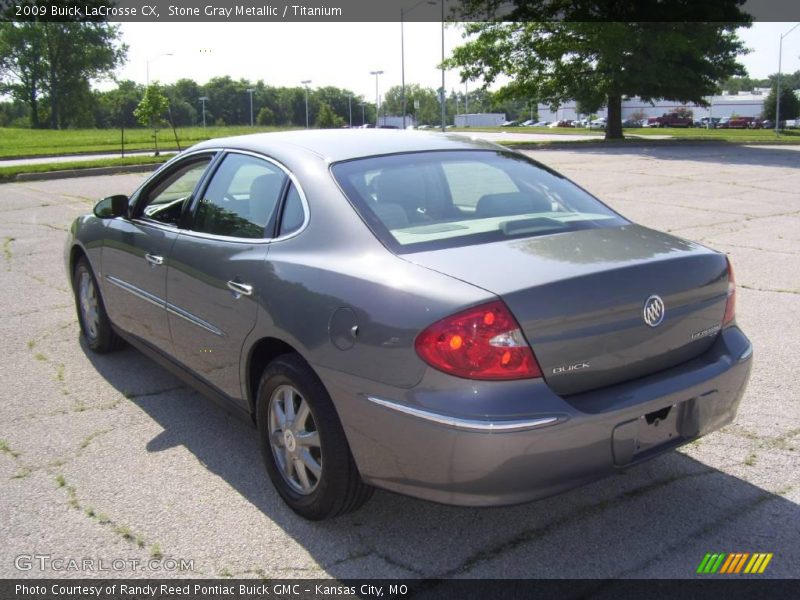 Stone Gray Metallic / Titanium 2009 Buick LaCrosse CX