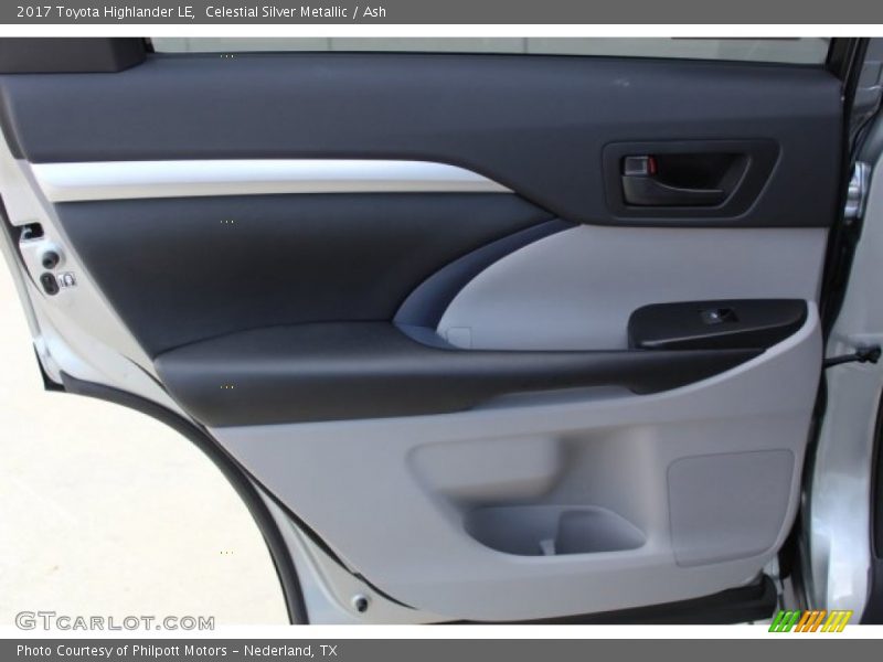 Celestial Silver Metallic / Ash 2017 Toyota Highlander LE