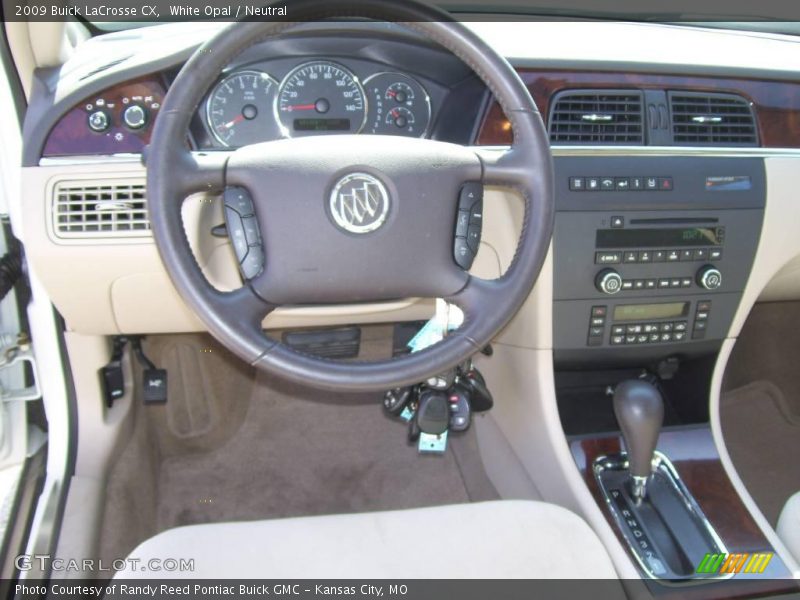 White Opal / Neutral 2009 Buick LaCrosse CX