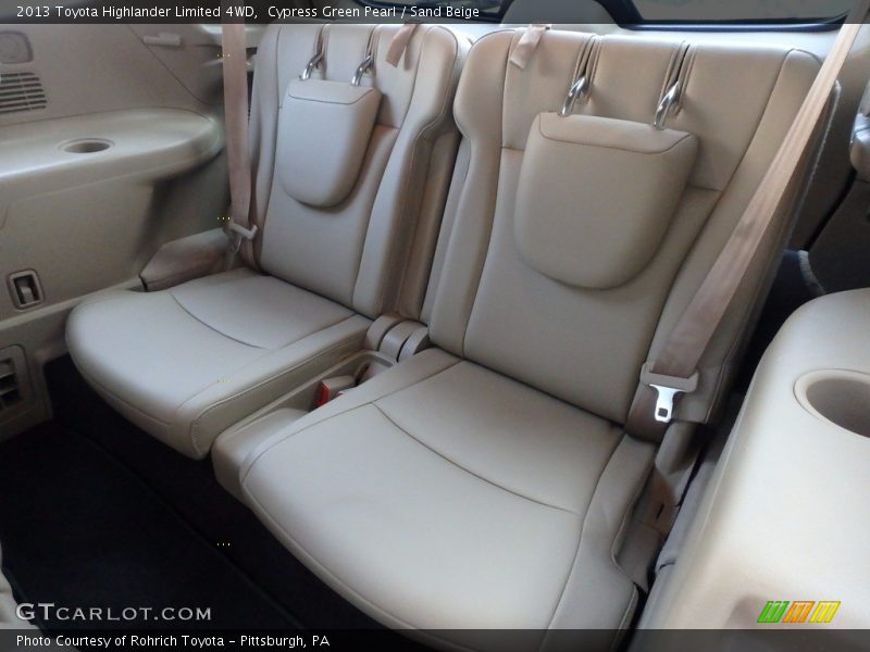 Cypress Green Pearl / Sand Beige 2013 Toyota Highlander Limited 4WD