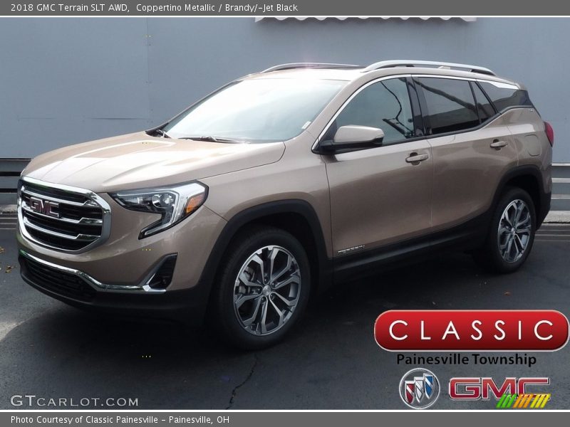 Coppertino Metallic / Brandy/­Jet Black 2018 GMC Terrain SLT AWD
