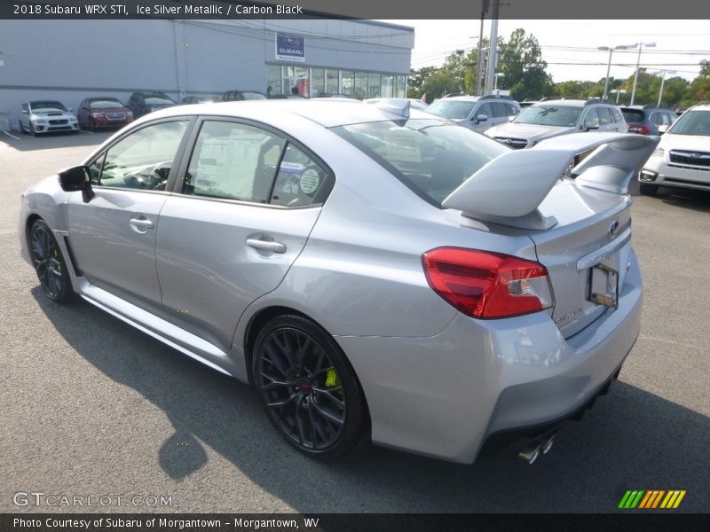 Ice Silver Metallic / Carbon Black 2018 Subaru WRX STI