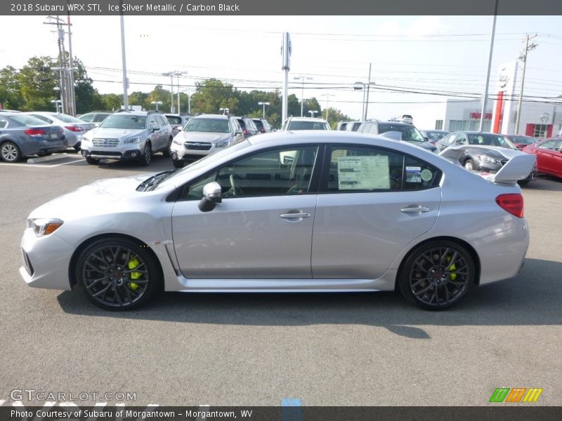 Ice Silver Metallic / Carbon Black 2018 Subaru WRX STI