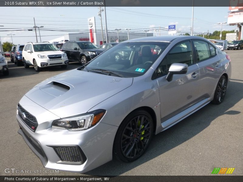 Ice Silver Metallic / Carbon Black 2018 Subaru WRX STI