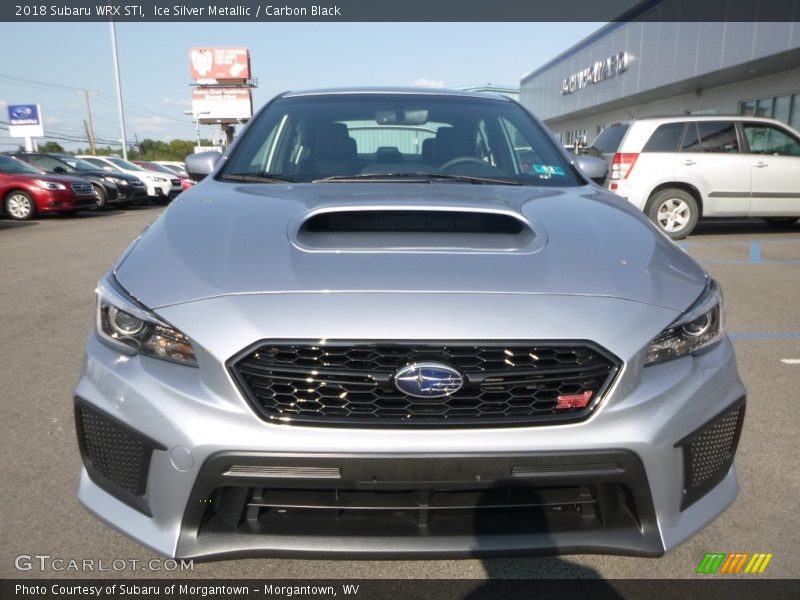Ice Silver Metallic / Carbon Black 2018 Subaru WRX STI