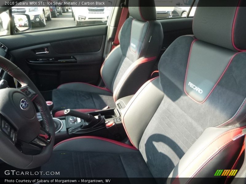 Ice Silver Metallic / Carbon Black 2018 Subaru WRX STI