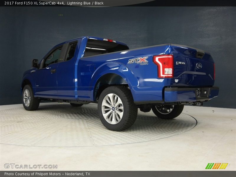 Lightning Blue / Black 2017 Ford F150 XL SuperCab 4x4