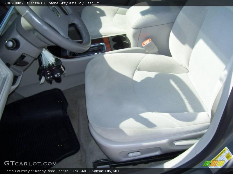 Stone Gray Metallic / Titanium 2009 Buick LaCrosse CX