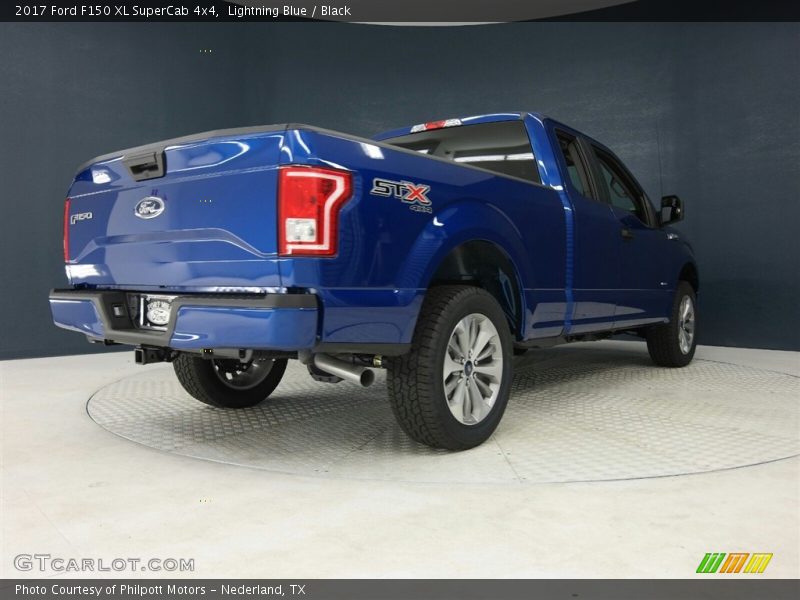 Lightning Blue / Black 2017 Ford F150 XL SuperCab 4x4