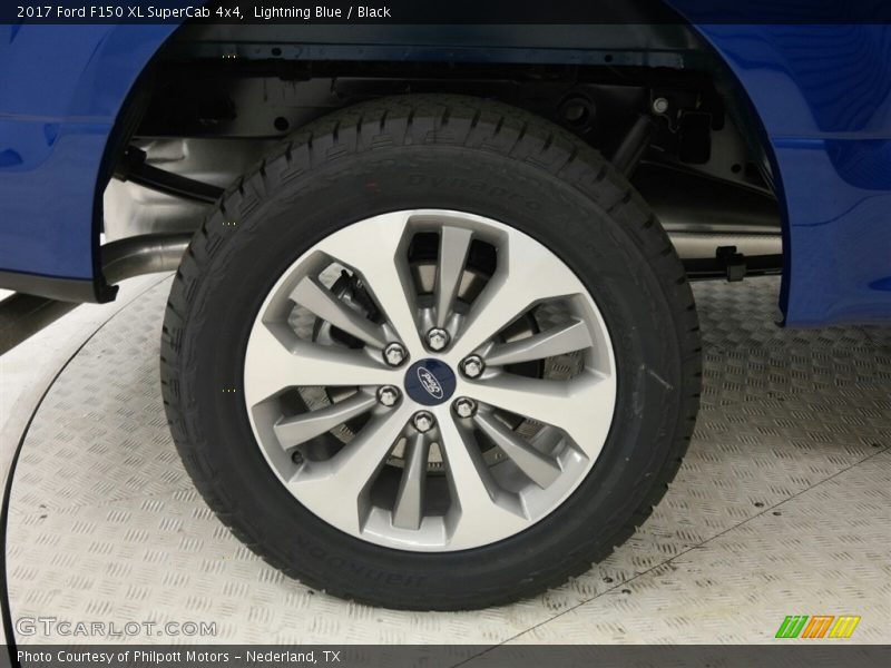 Lightning Blue / Black 2017 Ford F150 XL SuperCab 4x4